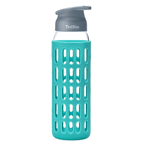 TintBox Borosilicate Glass Water Bottle