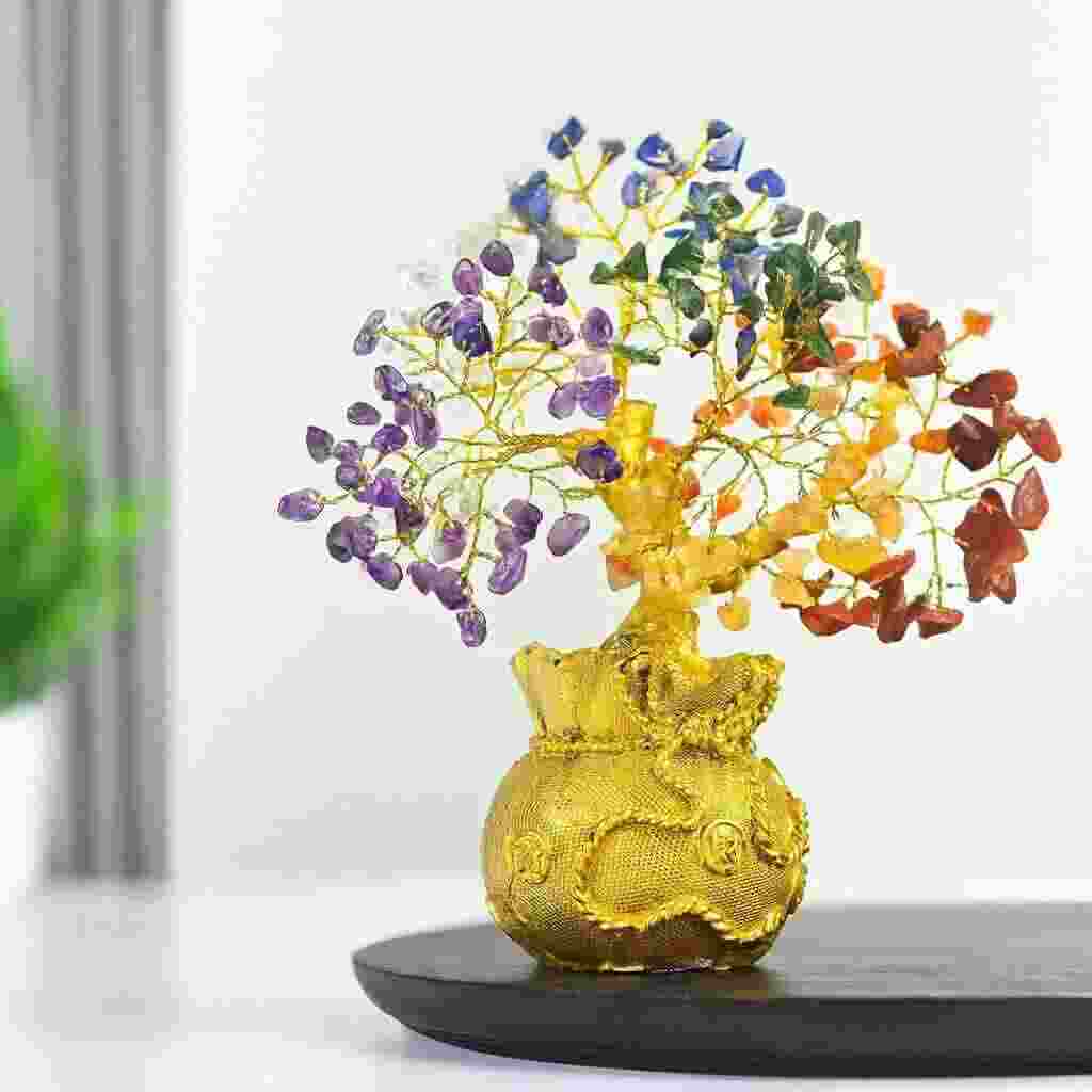 ZAICUS Lucky Feng Shui 7 Chakra Tree