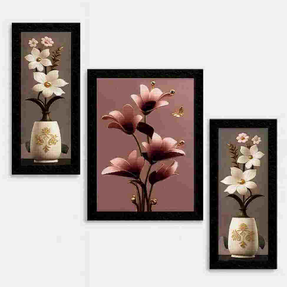 SAF Flower Pot Wall Painting